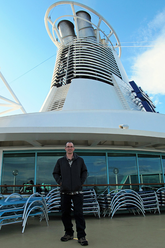 Me checking out the cruise ship day 1