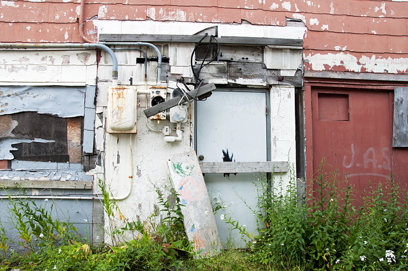 Dilapidated building