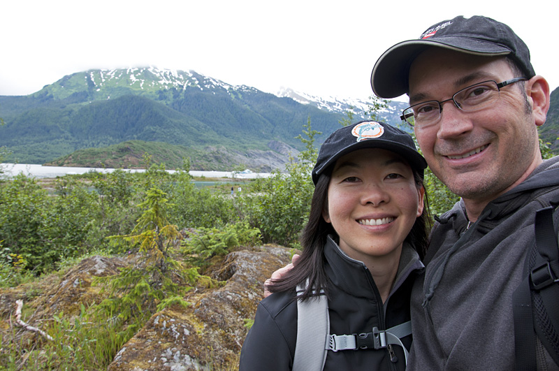 Self portrait in Alaska