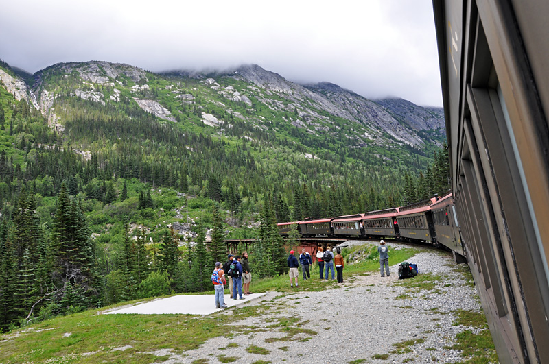 Is it me or does that train looks likes its about to fall