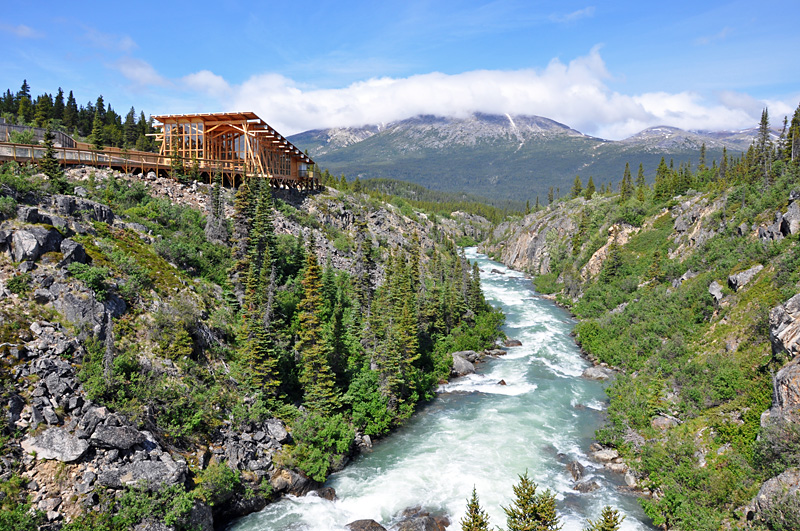 Looking downriver from the Yukon suspension bridge-4