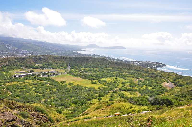 Looking up at the hills above Honolulu.jpg