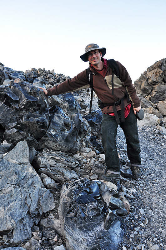 Hiking the Big Obsidian Flow in Newberry NM.jpg