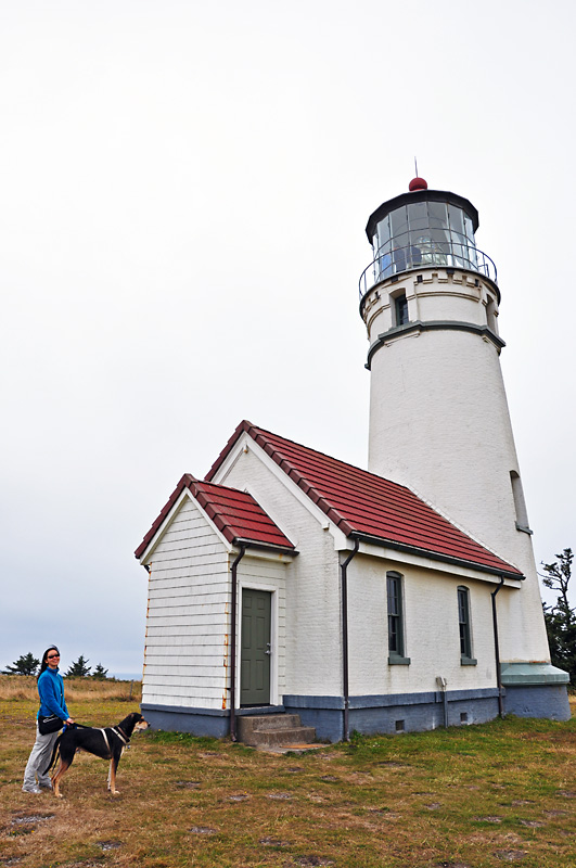 Charlotte and Mulder at Cape Blanco