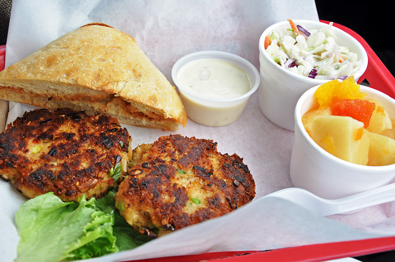 Crabcake sandwich