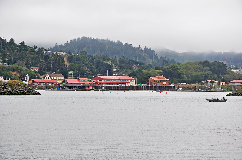 Gold Beach from across the river