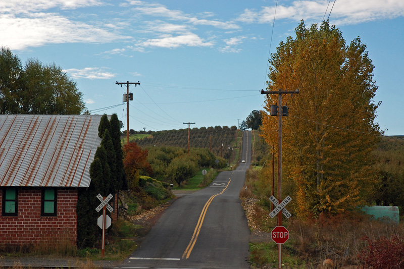 Driving winding country roads up to Lost Lake.jpg