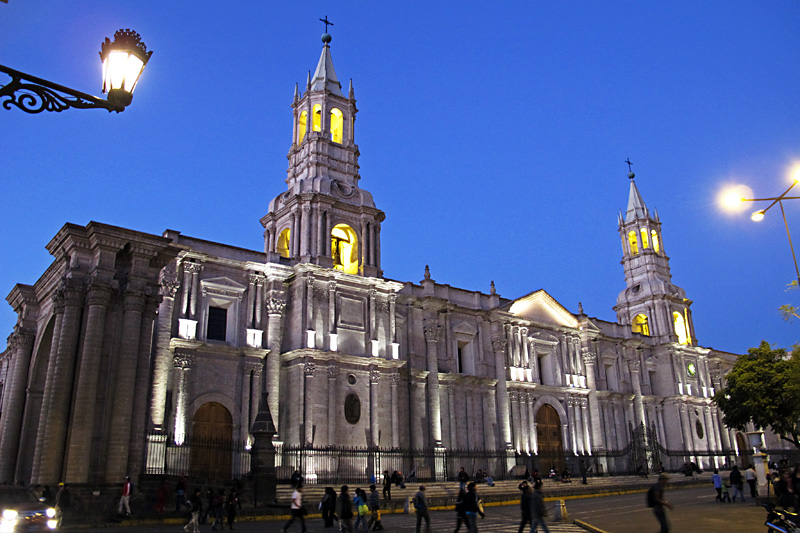 Cathedral at night