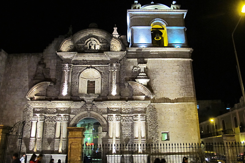 Church at night