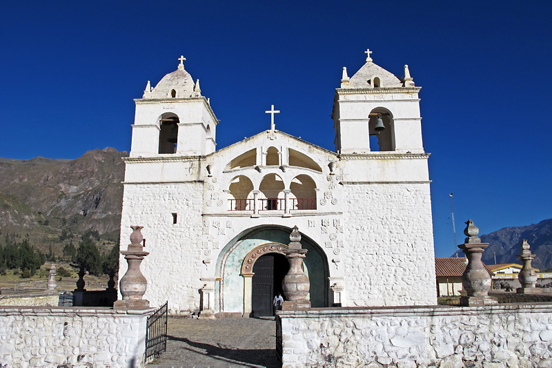 A beautiful church in a small town further into the Canyon