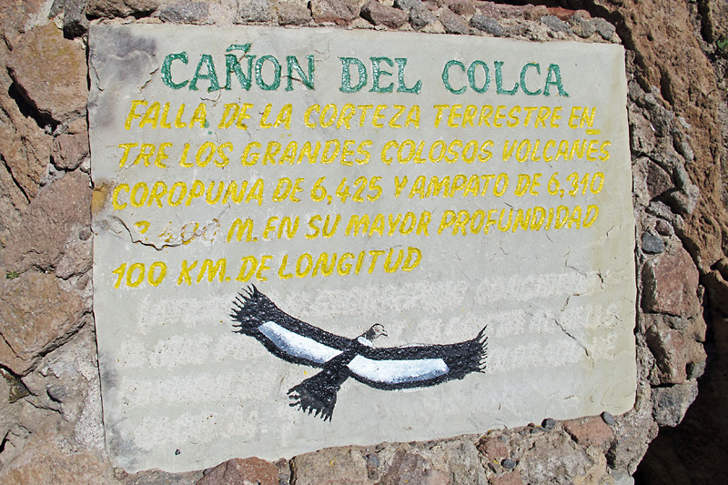 And all this time I've been calling it Colca Canyon