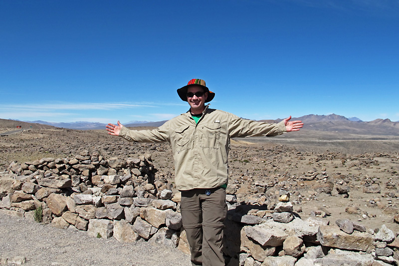 Patapampa Pass at 4910 m (16109 feet)