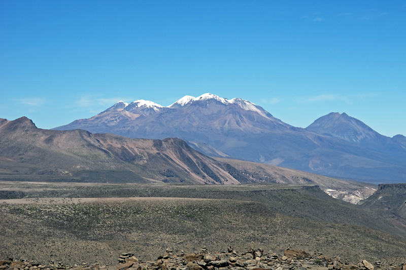 Standing at 16,109 feet there are still plenty of higher mountains in the distance topping 21 thousand feet