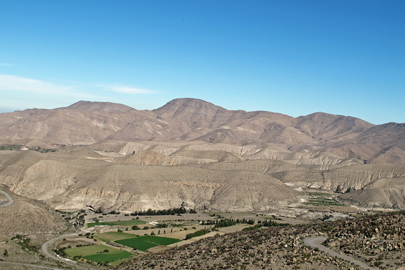 Those are some bone dry mountains