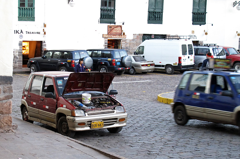 Car trouble in Cusco