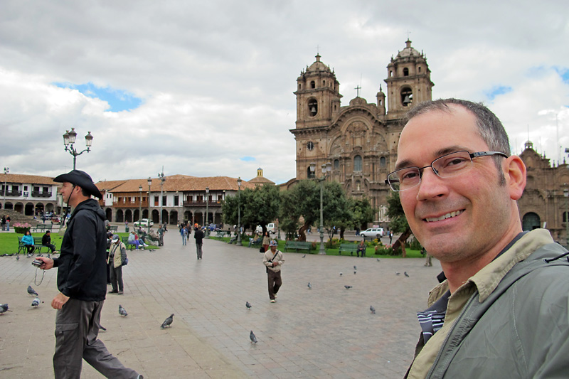 Tourists taking over the plaza.jpg