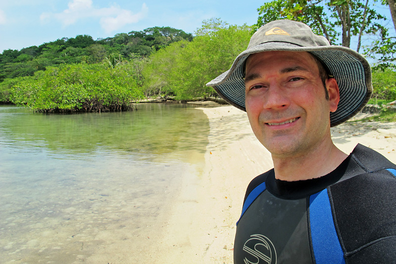 Self Portrait on the safety stop island.jpg