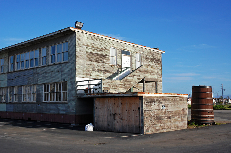 Desserted looking warehouse near a winery