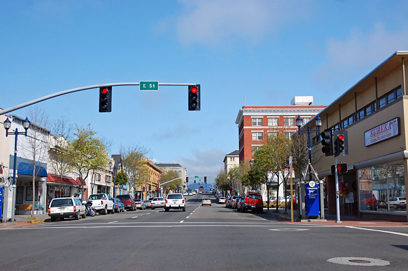 Driving through Eureka