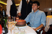 Alec celebrated his 21st birthday at sea