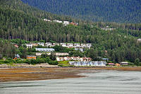Some housing on approach to Juneau