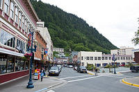 The main drag in Juneau