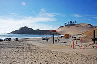 The driving entrance to Cape Kiwanda Beach.jpg