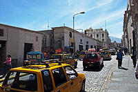 A sea of taxis