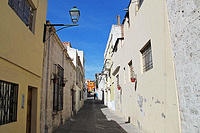 Narrow side streets