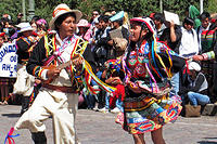 Colorful couple